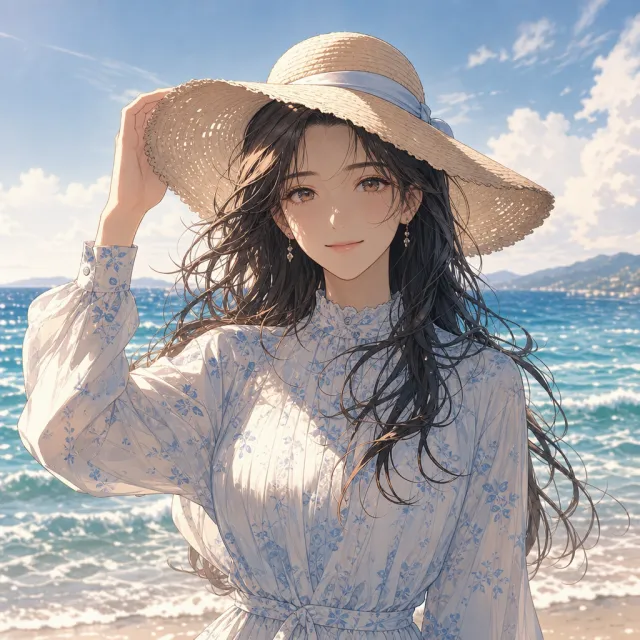 부드러운 빛과 맑은 색으로 그린 그림